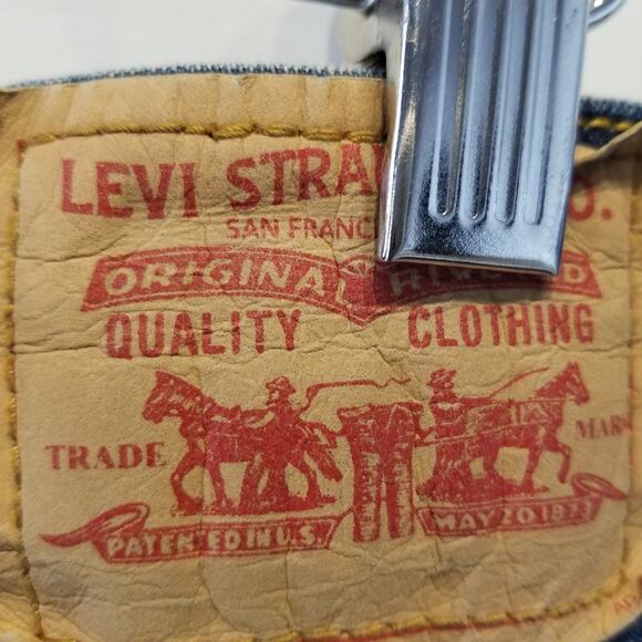 Levi's 515 Bootcut Curvy Blue Jeans Stretch Denim Plus Size 18 - Picture 12 of 12